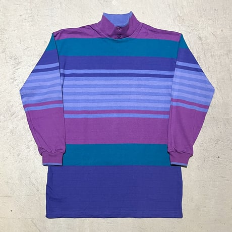 1980's THATCHER&CROSS Rugger L/S Tee Deadstock
