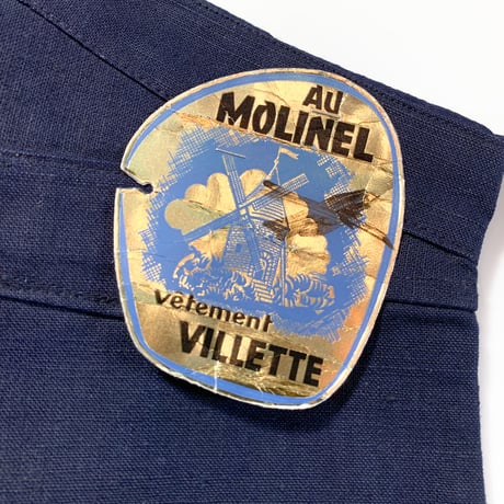 1940's AU MOLINEL Linen Trousers Deadstock