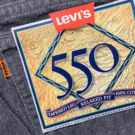 1990's Levi's 550 Gray Denim Pants Deadstock