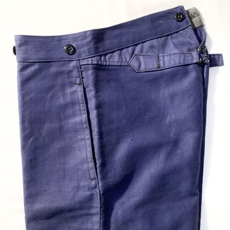 1930〜40's French Unknown Moleskin Trousers Deadstock