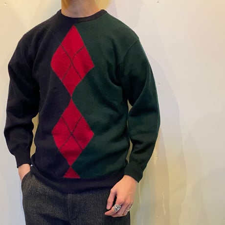 1980's PING Merino Wool&Cashmere Sweater