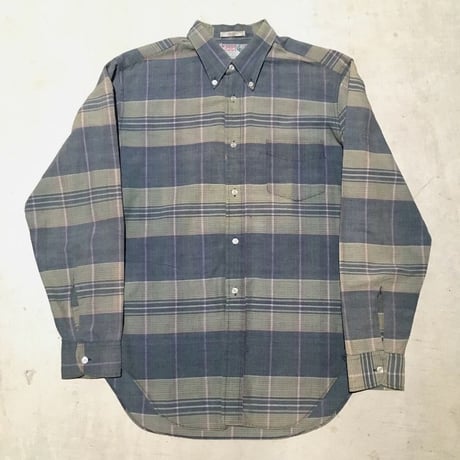 1960's McGREGOR Indian Madras L/S Shirt