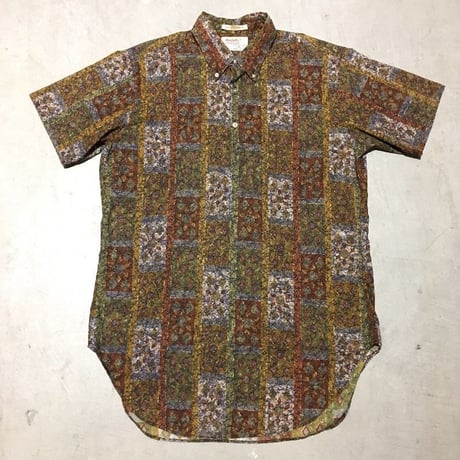 1960's Manhattan Batik Pullover S/S Shirt
