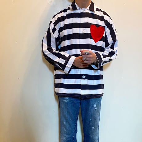 1950〜60's B.V.D. Prisoner Like Pajama L/S Shirt
