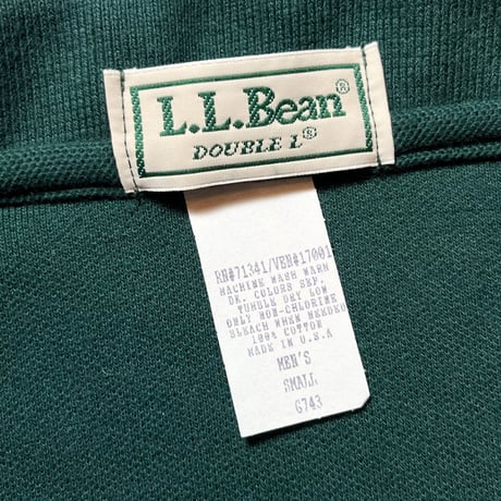 1980〜90's L.L.Bean Polo S/S Shirt Deadstock