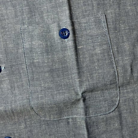 1960's Washington Dee Cee Chambray S/S Shirt Deadstock