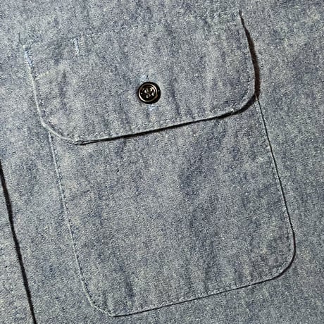 1980's FIVE BROTHER Chambray L/S Shirt