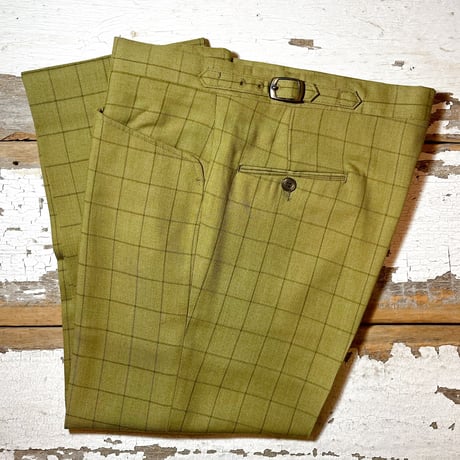 1960's Quality PRESS Tapered Slacks Deadstock