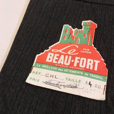 1950's BEAU-FORT Cotton Trousers Deadstock