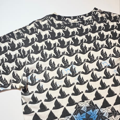 1990's ANDAZIA M.C.ESCHER Printed Tee