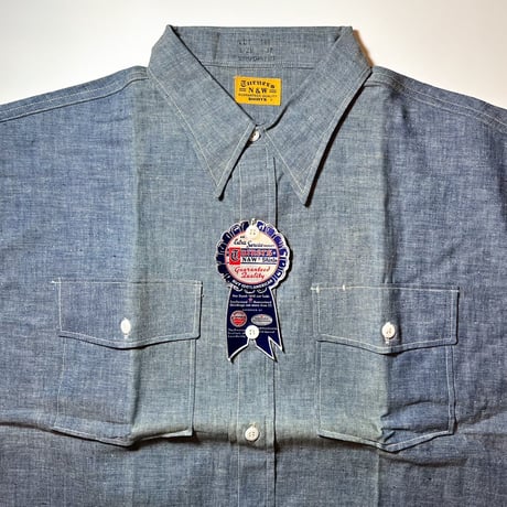1950〜60's N&W Chambray L/S Shirt Deadstock