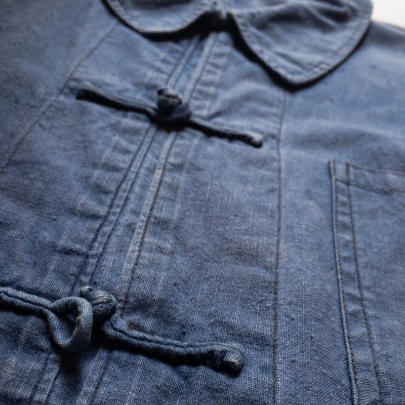 1970's FEI-LON Indigo China Jacket | Unwave 1970's FEI-LON Indigo China Jacket | Unwave