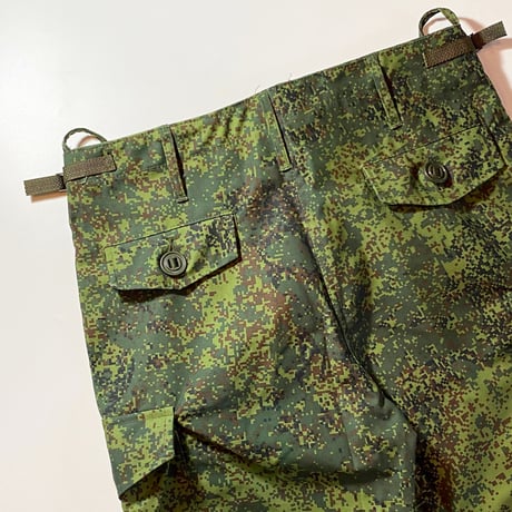 1990〜00's Russian Military Digital Flora Camo Trousers Deadstock