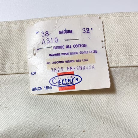 1970's CARTER'S Painter Pants