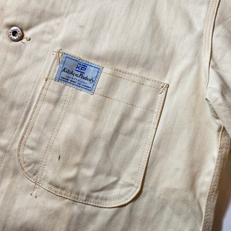 1950's Kitchen-Peabody Herringbone Coverall Deadstock
