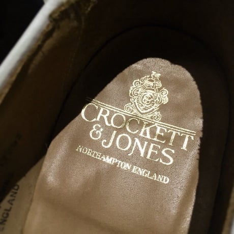 2000's CROCKETT&JONES Navy Suede Loafers