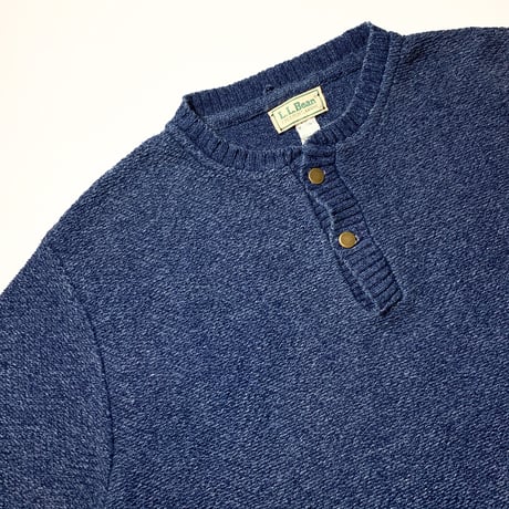 1980's L.L.Bean Indigo Cotton Sweater