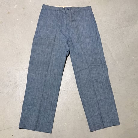 1940's〜 Unknown Pincheck Trousers Deadstock
