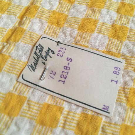 1950's WASH'N WEAR Seersucker S/S Shirt Deadstock