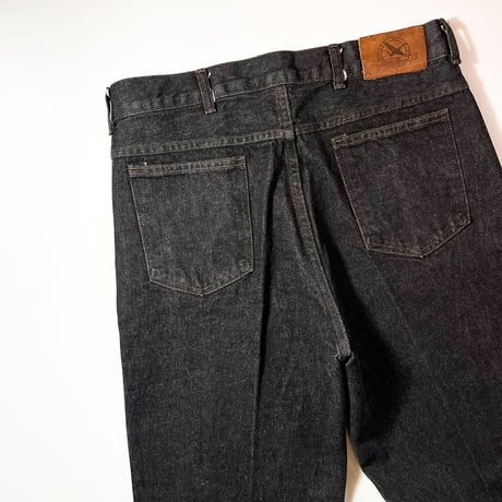 1980's Eddie Bauer Black Denim Pants Deadstock