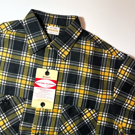 1950's PENNEY'S Flannel L/S Shirt Deadstock
