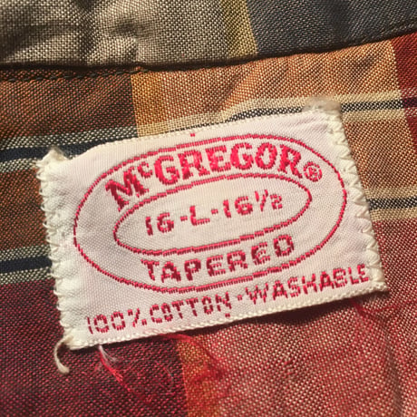 1960's McGREGOR L/S Shirt
