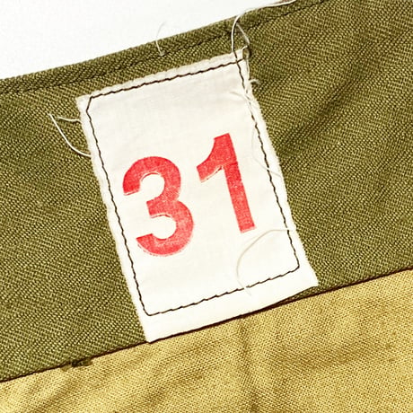 1950〜60's French Army M-47 Herringbone Trousers Deadstock