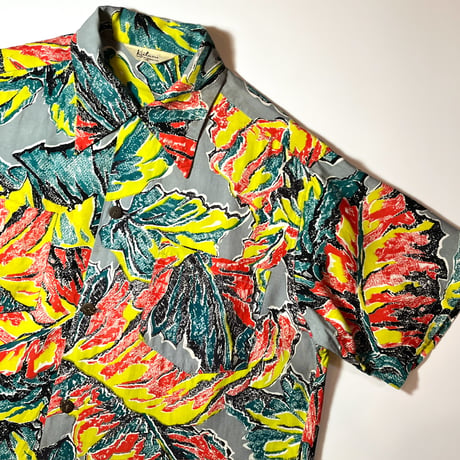1950's Kiilani Rayon Hawaiian S/S Shirt