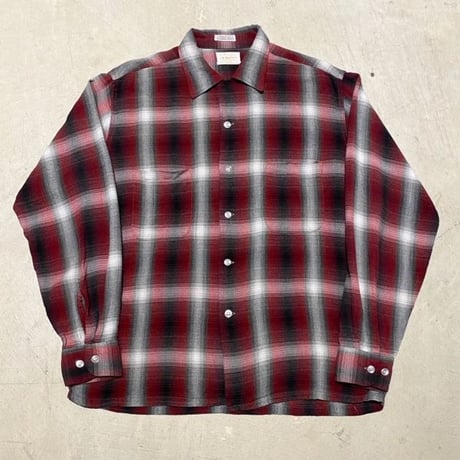 1960's BRENT Rayon L/S Shirt