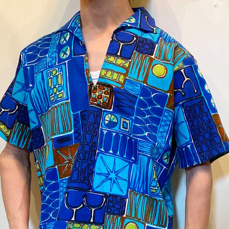 1960's ARROW Skipper Pullover S/S Shirt