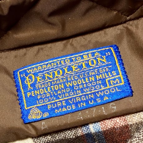 1970's〜 PENDLETON Wool L/S Shirt Deadstock