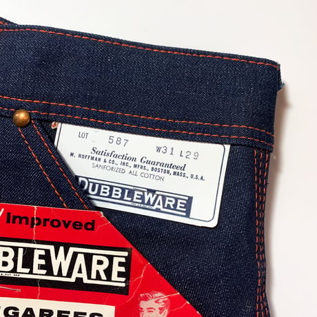 1960's DUBBLE WARE Denim Painter Pants Deadstock