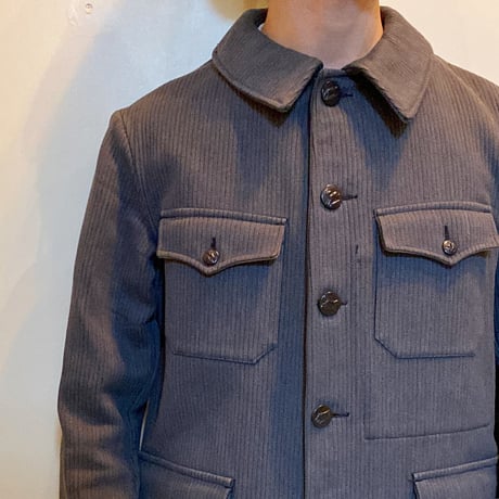 1950's French Unknown Pique Hunting Jacket