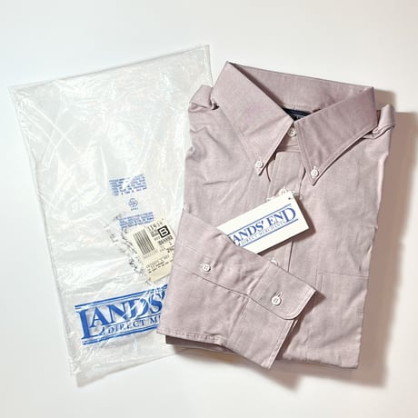 1990's LANDS' END L/S Shirt Deadstock