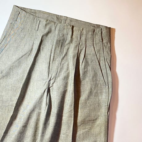 1950's〜 Unknown Cotton Trousers Deadstock