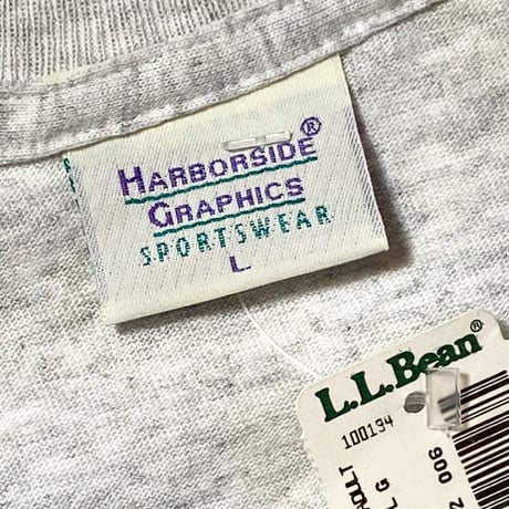 1990's HARBORSIDE GRAPHICS×L.L.Bean Printed Tee Deadstock