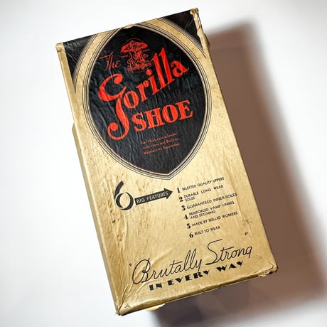 1950's The Gorilla SHOE Work Shoes Deadstock