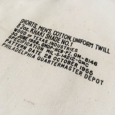 1950's US.ARMY Chino Short Pants Deadstock