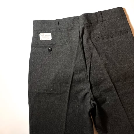 1940's ESSEX TROUSERS Black Covert Trousers Deadstock