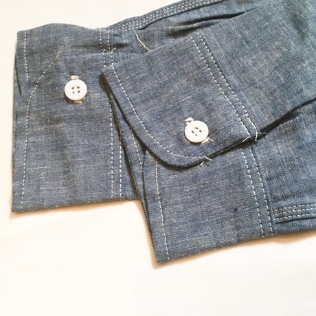 1980's BIG MAC Chambray L/S Shirt Deadstock