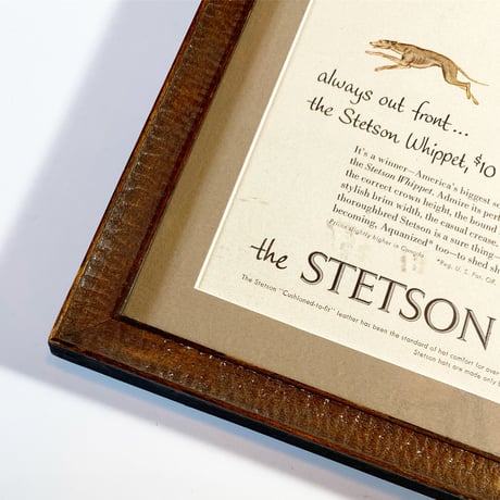 1950〜60's STETSON Advertising Poster