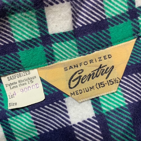 1950's Gentry Flannel L/S Shirt Deadstock