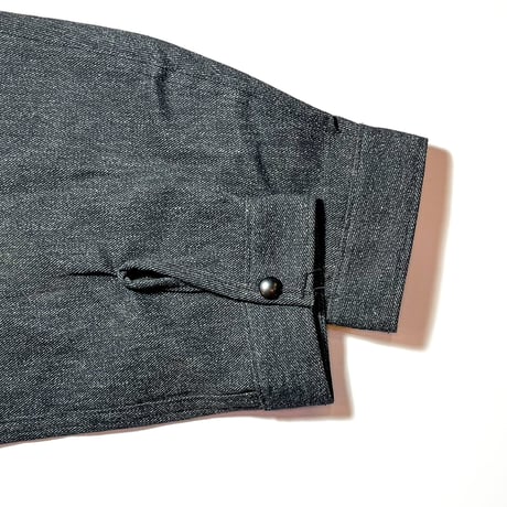 1950's FYRESAFE Black Covert Jacket Deadstock