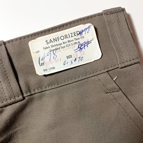 1950〜60's Unknown Chino Trousers Deadstock