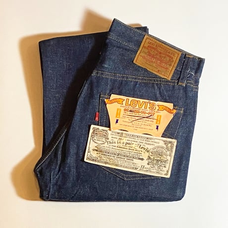 1970's Levi's 501 66 Single Denim Pants Deadstock
