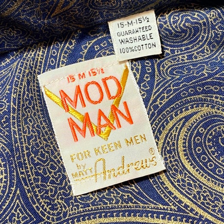 1960's MOD MAN S/S Shirt Deadstock
