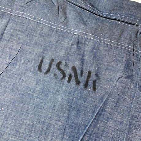 1940's US.NAVY Chambray L/S Shirt Deadstock