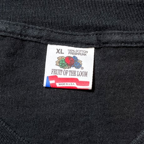 1990's FRUIT OF THE LOOM Printed Tee