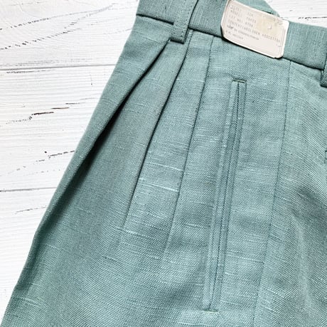 1980's Unknown Cotton&Linen Trousers Deadstock