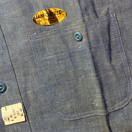 1960's ELY Chambray L/S Shirt Deadstock